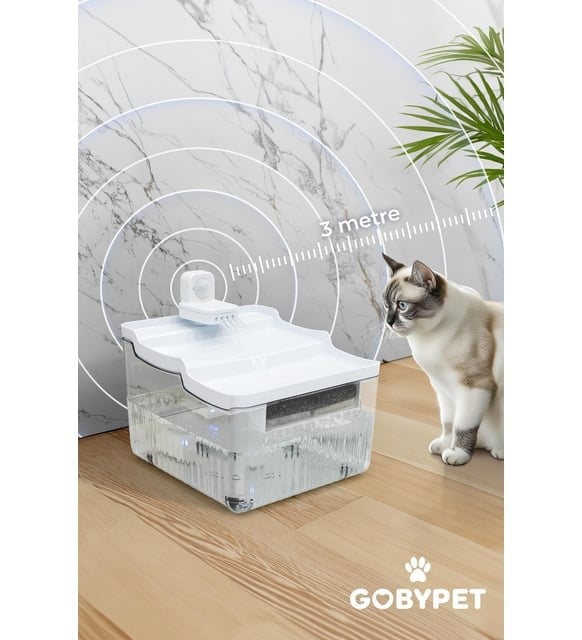 GOBYPET SENSÖRLÜ KEDİ SU SEBİLİ
