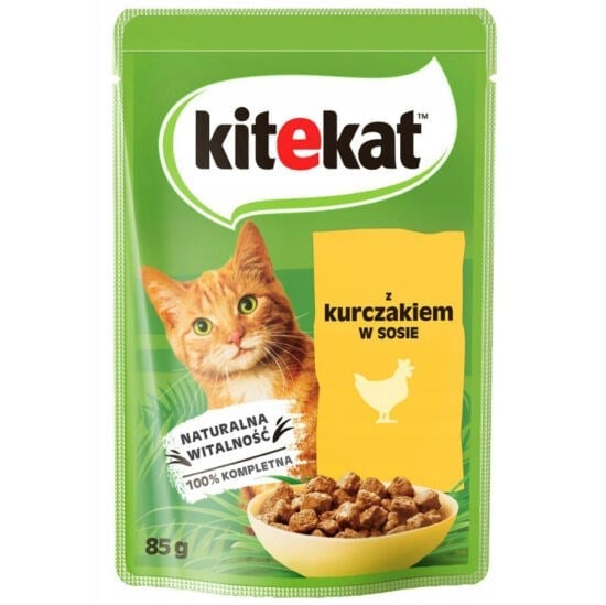 Kitekat® YetişkinTavuklu Yaş Mama 85g