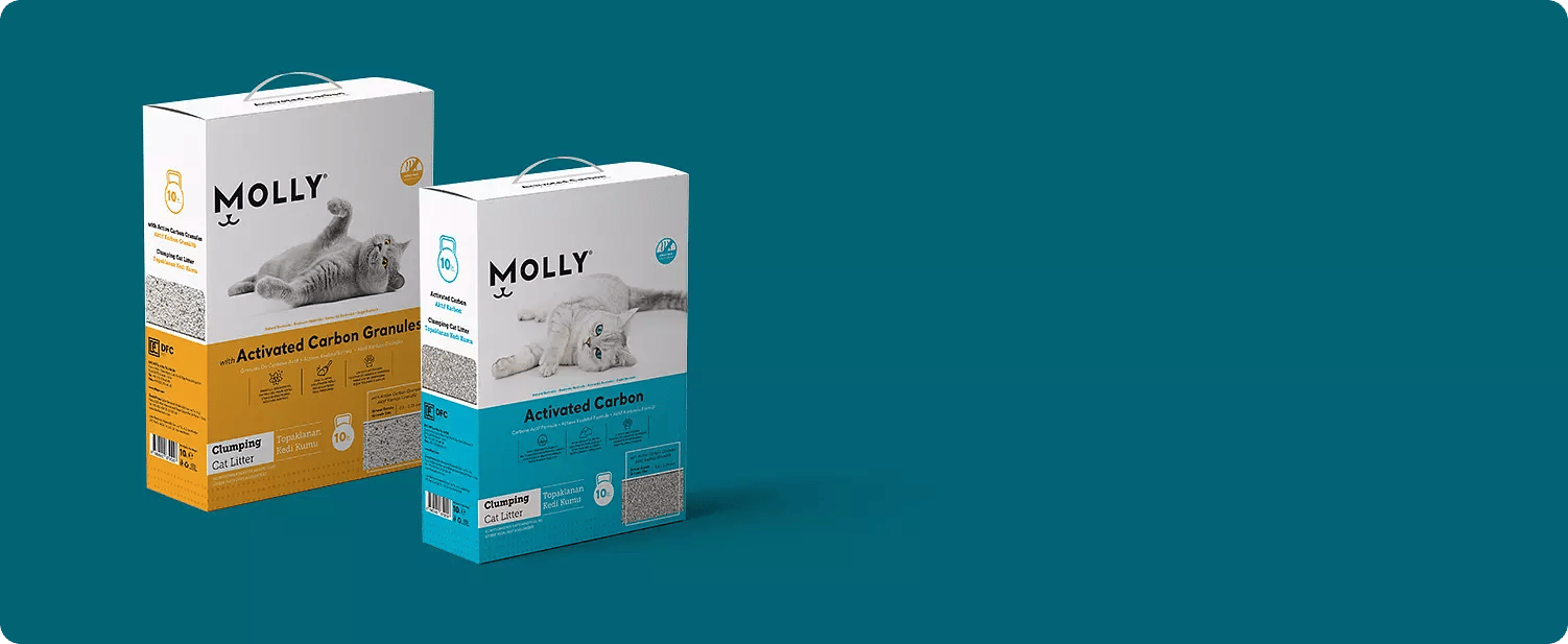 Molly Aktif Karbonlu Topaklanan Kedi Kumu