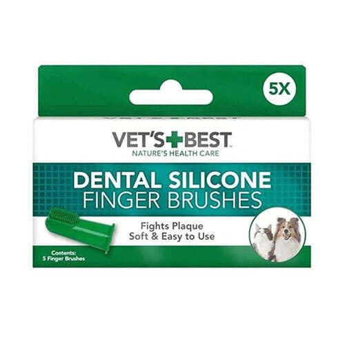 Vet's Best Silikon Başlıklı Parmak Diş Fırçası