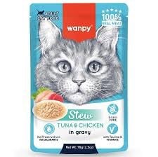 WANPY 70G POUCH TON BALIK-TAVUKLU YAŞ KEDİ MAMASI 