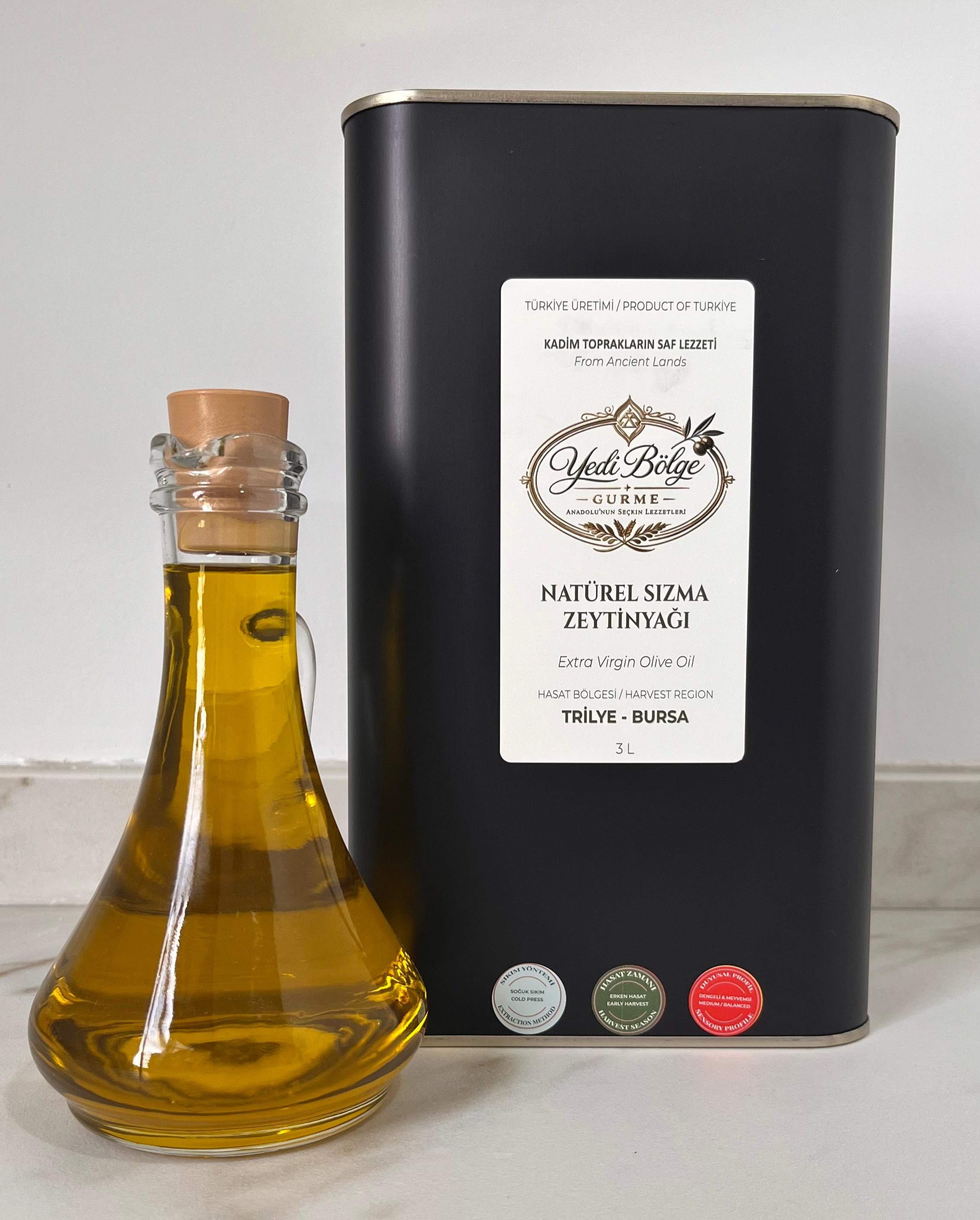 Erken Hasat Soğuk Sıkım Zeytinyağı 3L