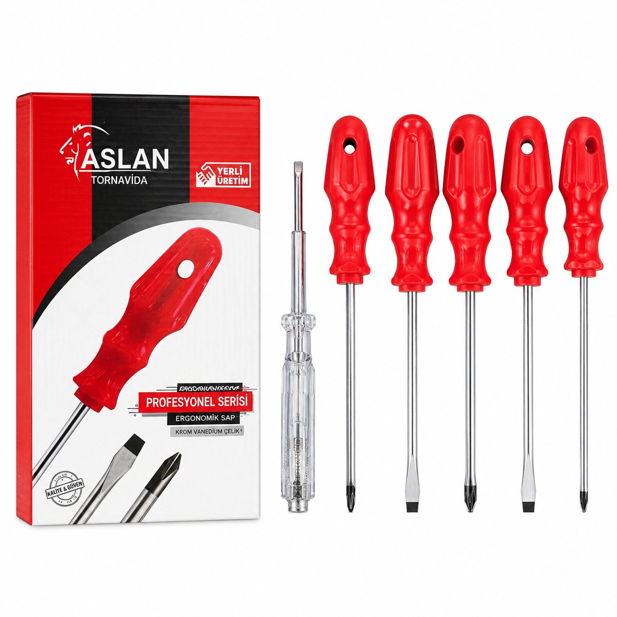ASLAN TORNAVİDA SETİ 7 PARÇA