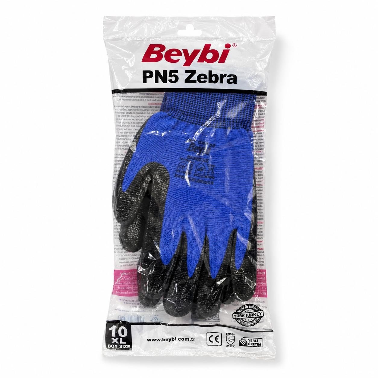 BEYBİ İŞ ELDİVENİ PN-5 ZEBRA PK*12