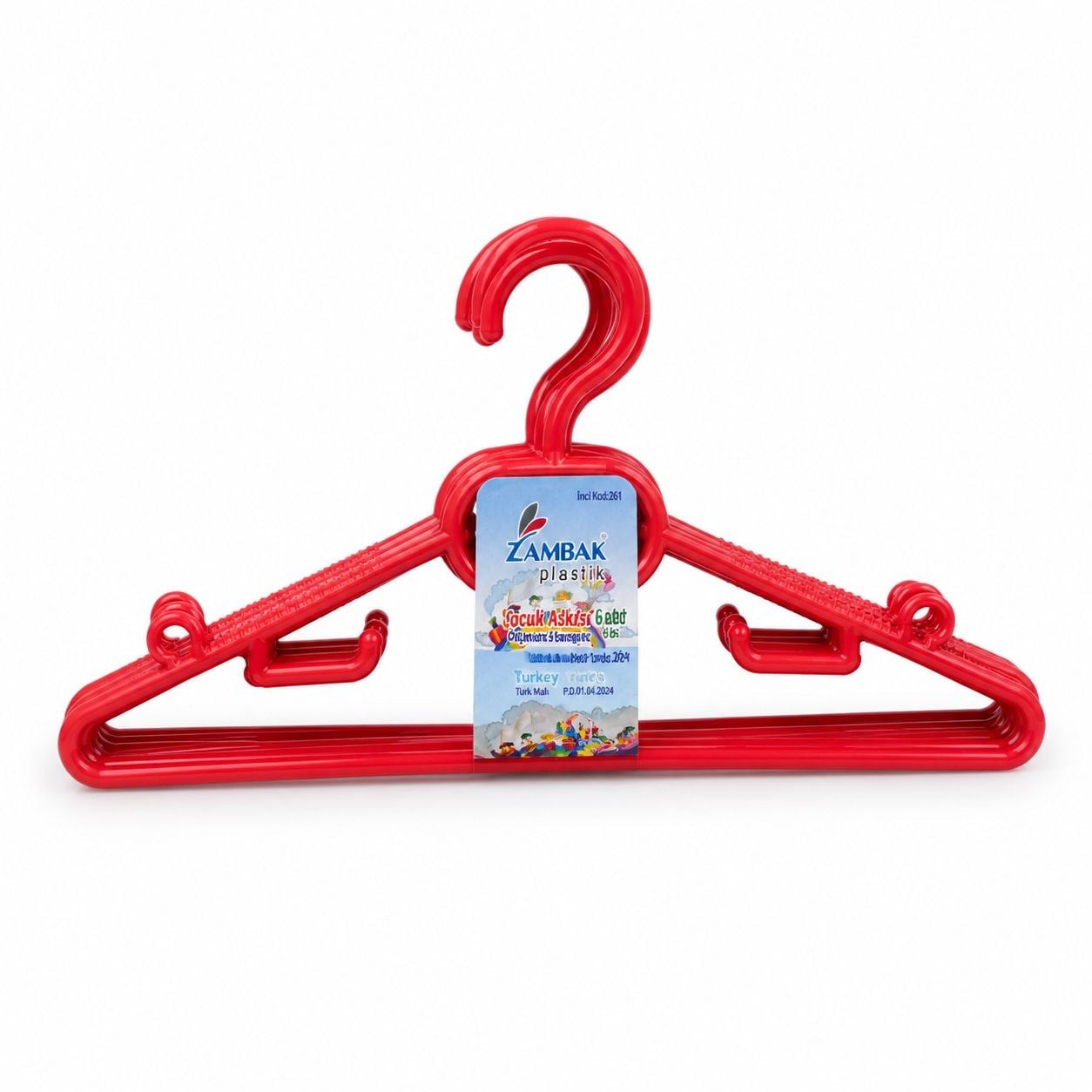 ÇOCUK ELBİSE ASKISI ZP-204 KOLİ İÇİ 24X6 AD