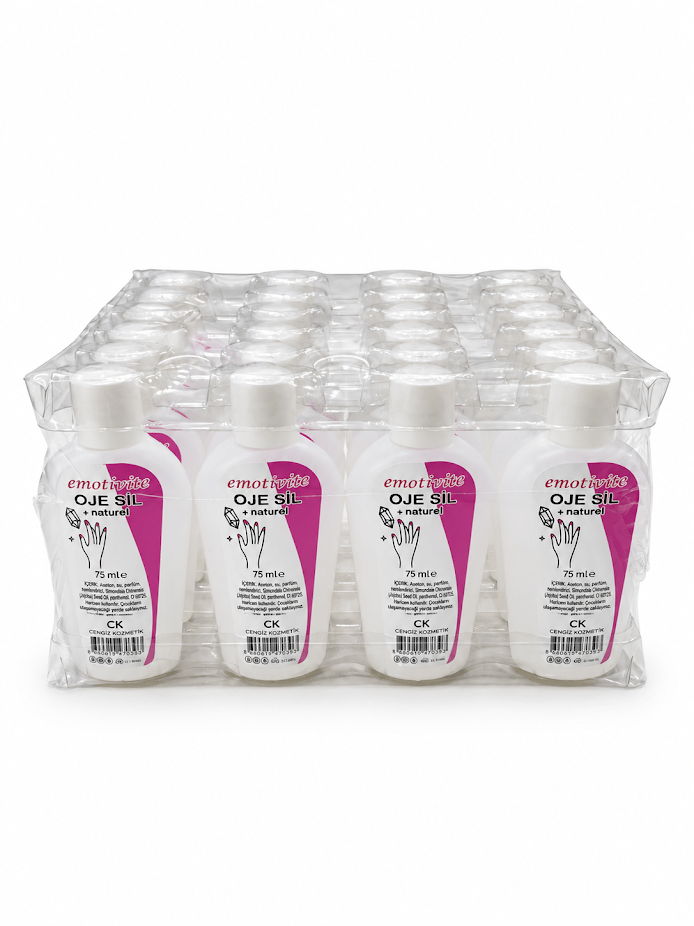 EMOTİVİTE ASETON ŞEFFAF 75ML PK*24