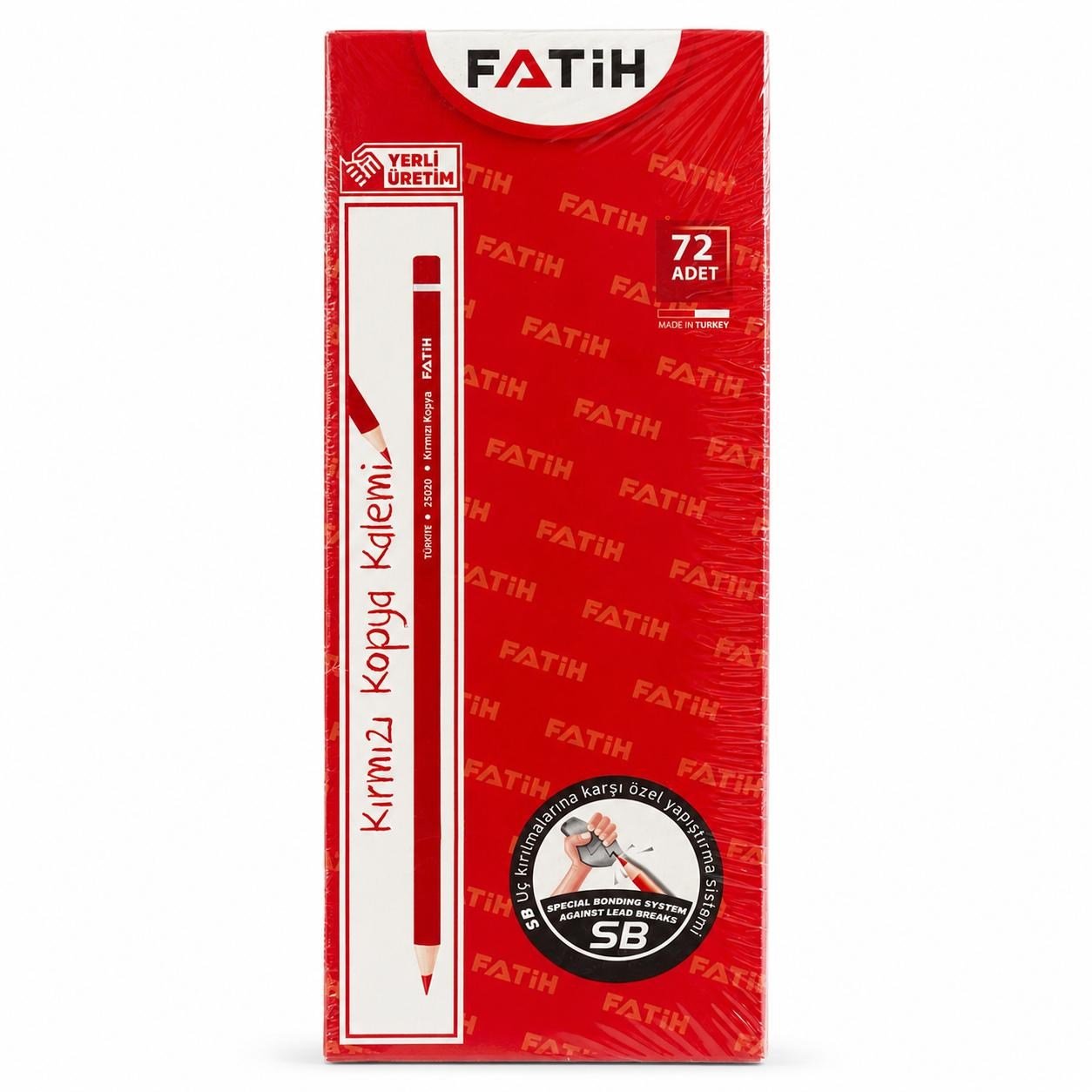 FATİH KIRMIZI KALEM SB 72Lİ PK