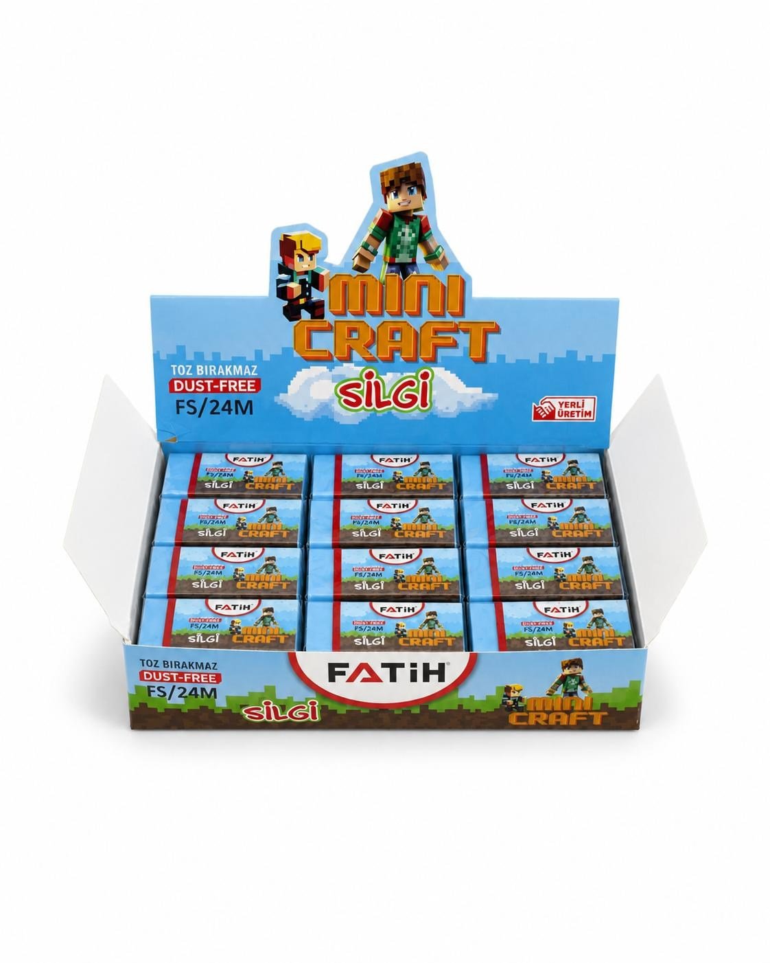FATİH MİNİ CRAFT SİLGİ 24LÜ