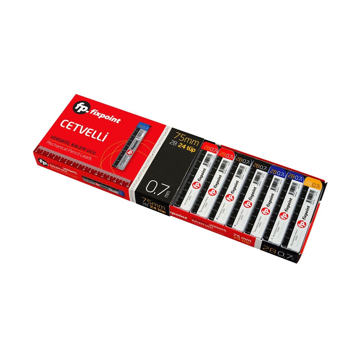 FİXPOİNT CETVELLİ UÇ 07,MM PK*24