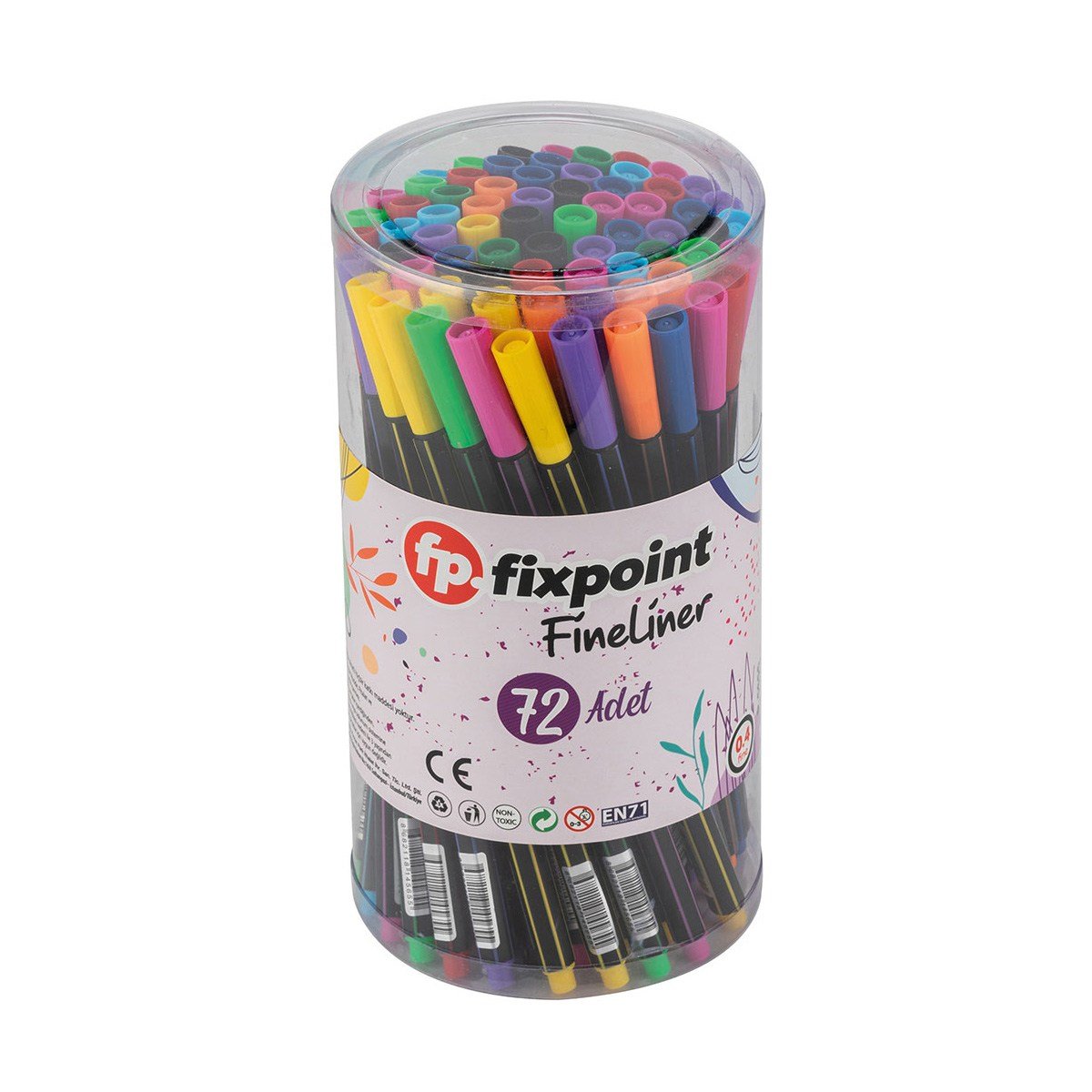 FİXPOİNT FINELINER KALEM 72Lİ