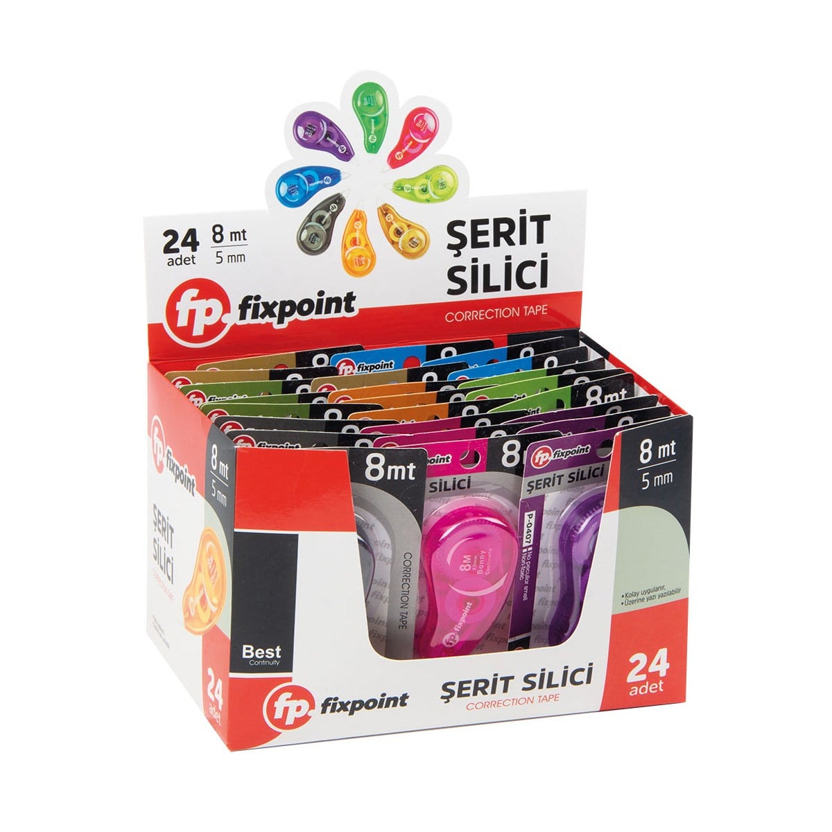 FİXPOİNT ŞERİT SİLİCİ DAKSİL 5*8MT PK*24