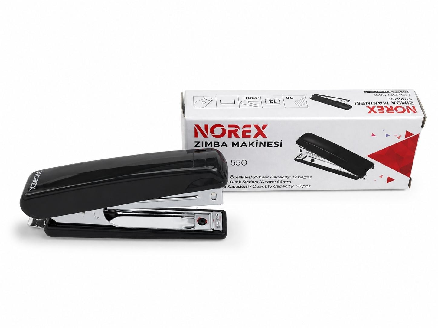 NOREX ZIMBA MAKİNESİ SİYAH NO10XL PK 12*AD