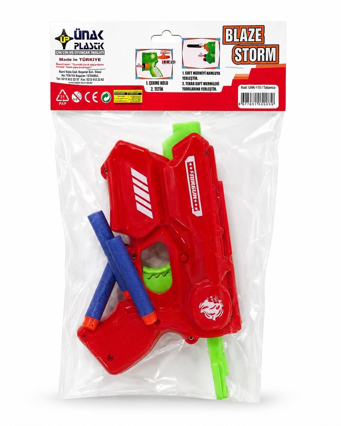 NÖRF TABANCA SETİ ÜNK-115