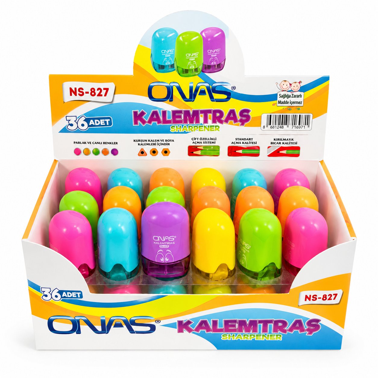 ONAS KALEMTRAŞ NS-827 PK 36*AD