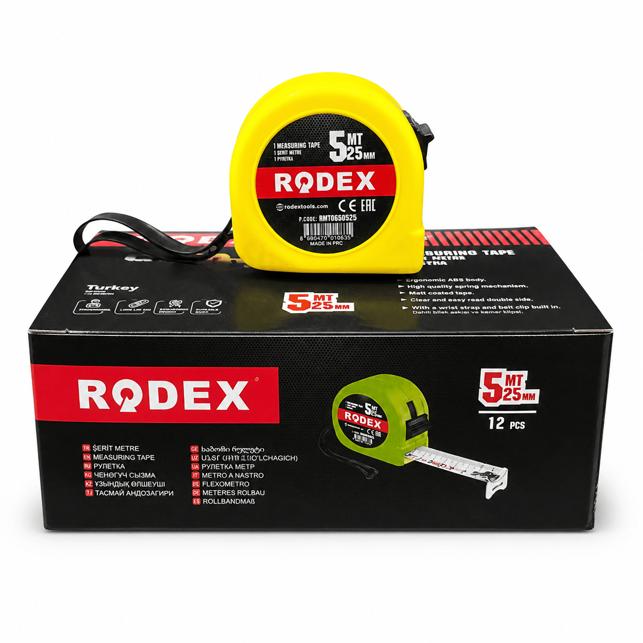 ŞERİT METRE 5MT PK*12