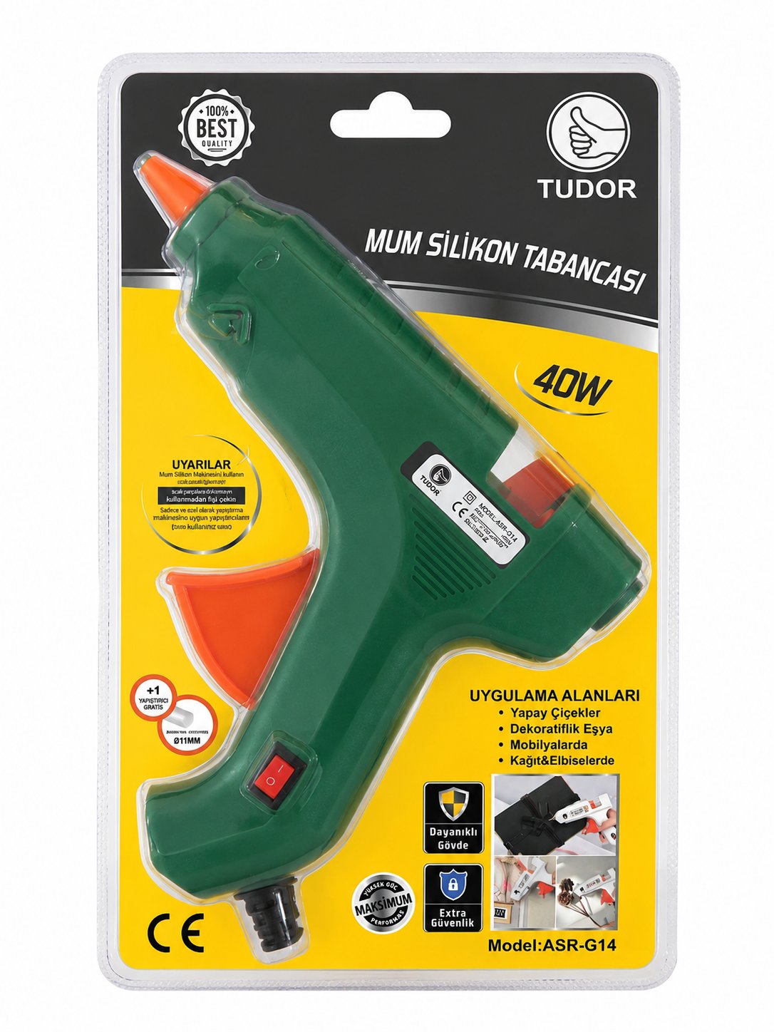 TUDOR SİLİKON TABANCASI 40WATT 