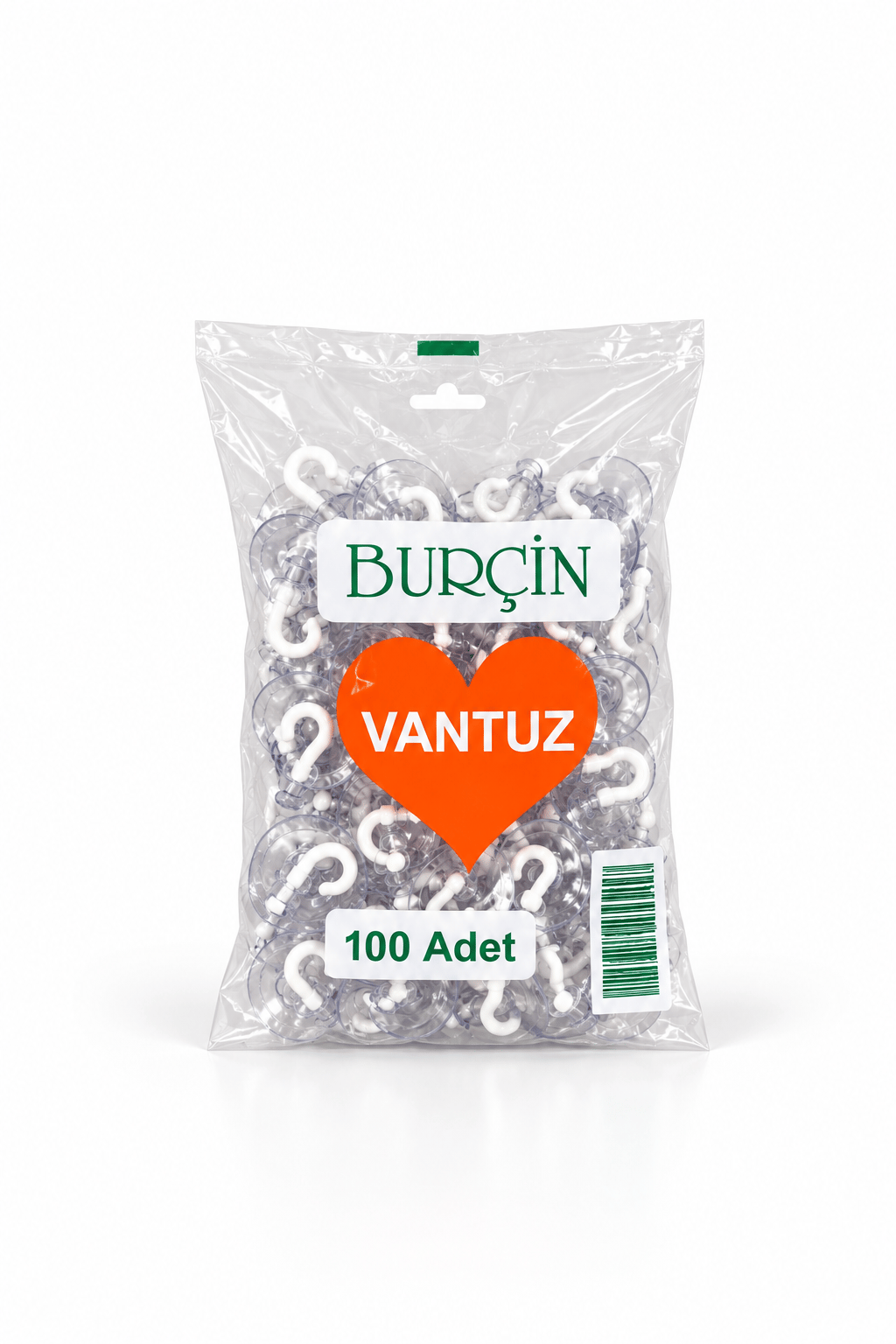 VANTUZ ASKI PLASTİK KANCALI DÖKME KÜÇÜK PK*100
