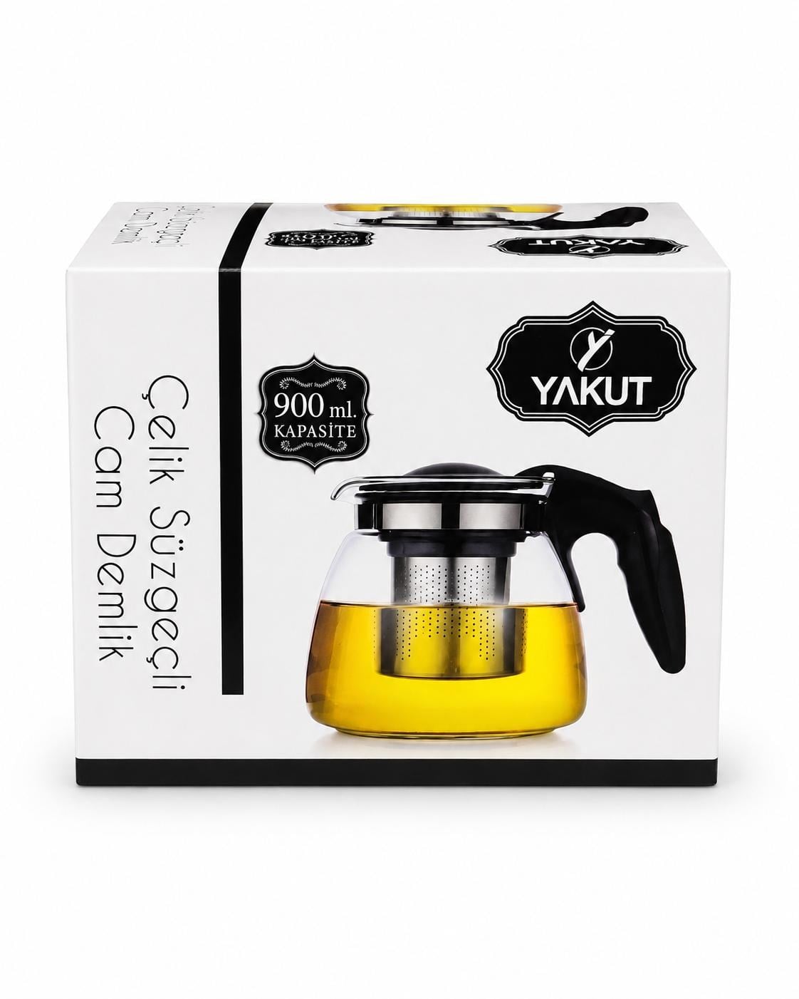 YAKUT FİLTRELİ CAM ÇAYDANLIK 900ML 8882