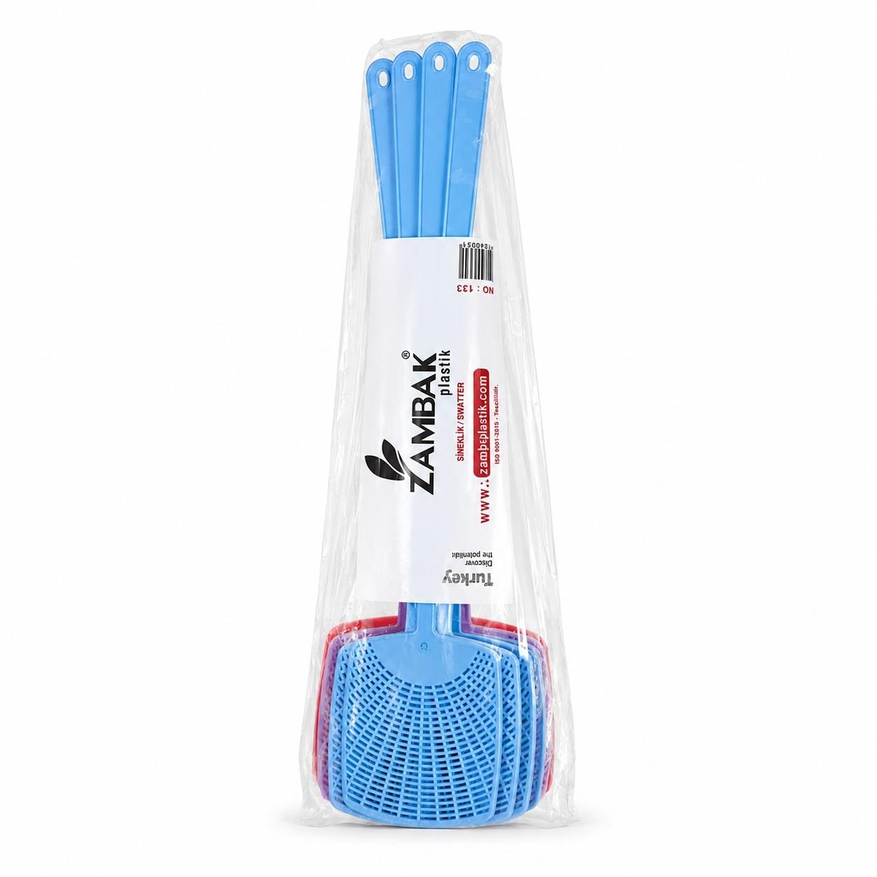 ZAMBAK PLASTİK SİNEK RAKETİ ŞAPŞAP PK*24