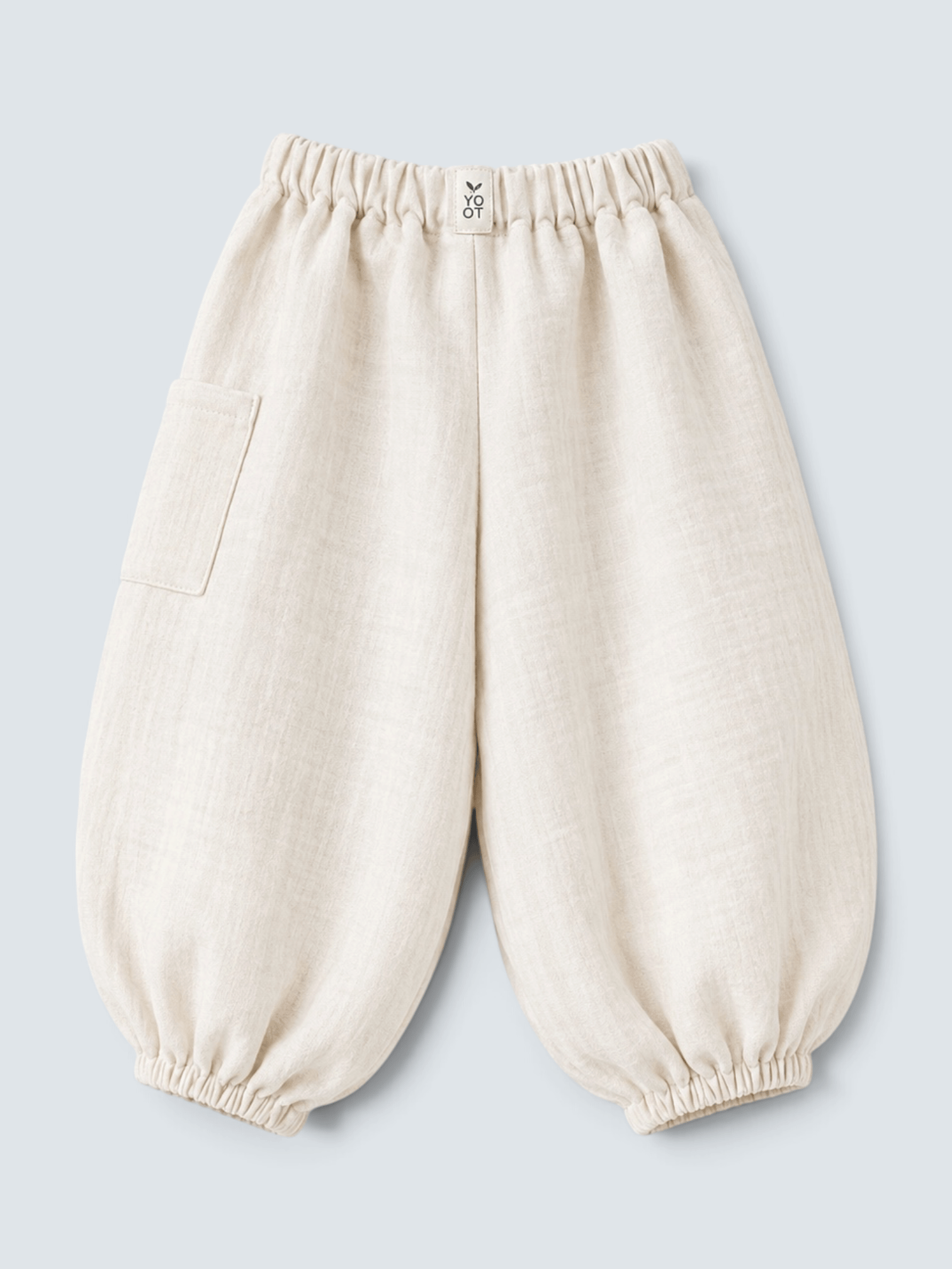 SAND BEIGE MUSLIN PANTOLON