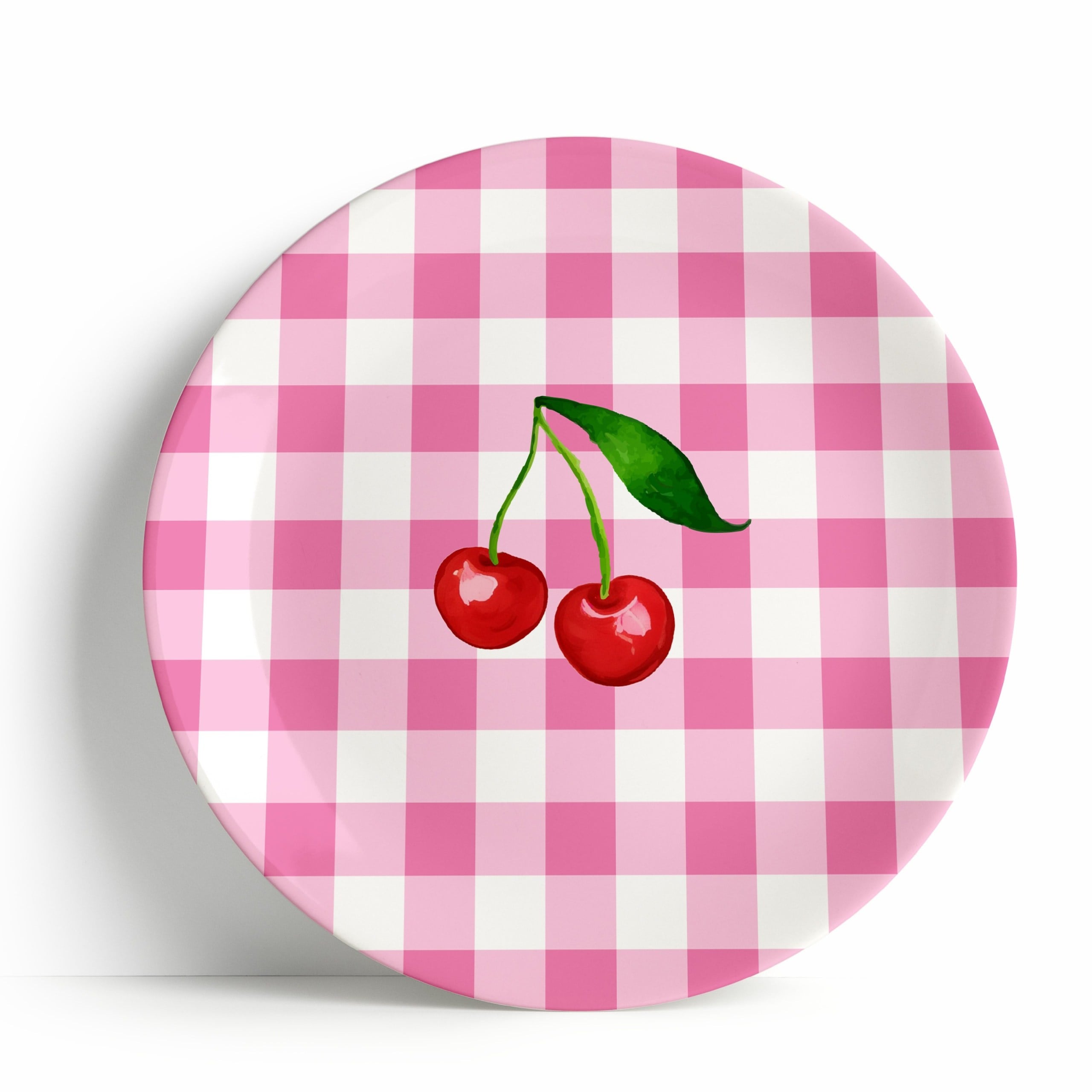 Sorbet Collection Sweet Cherry Melamin 4'lü Büyük Tabak Seti