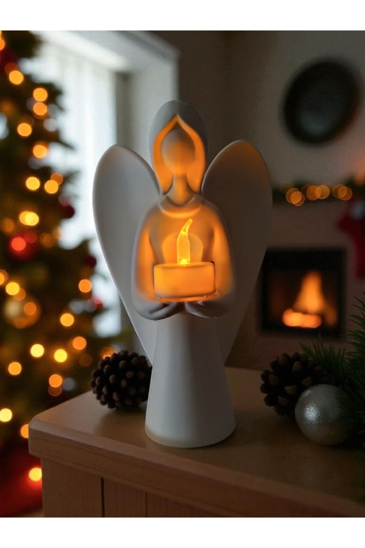 Melek Figürlü Tealight Mumluk