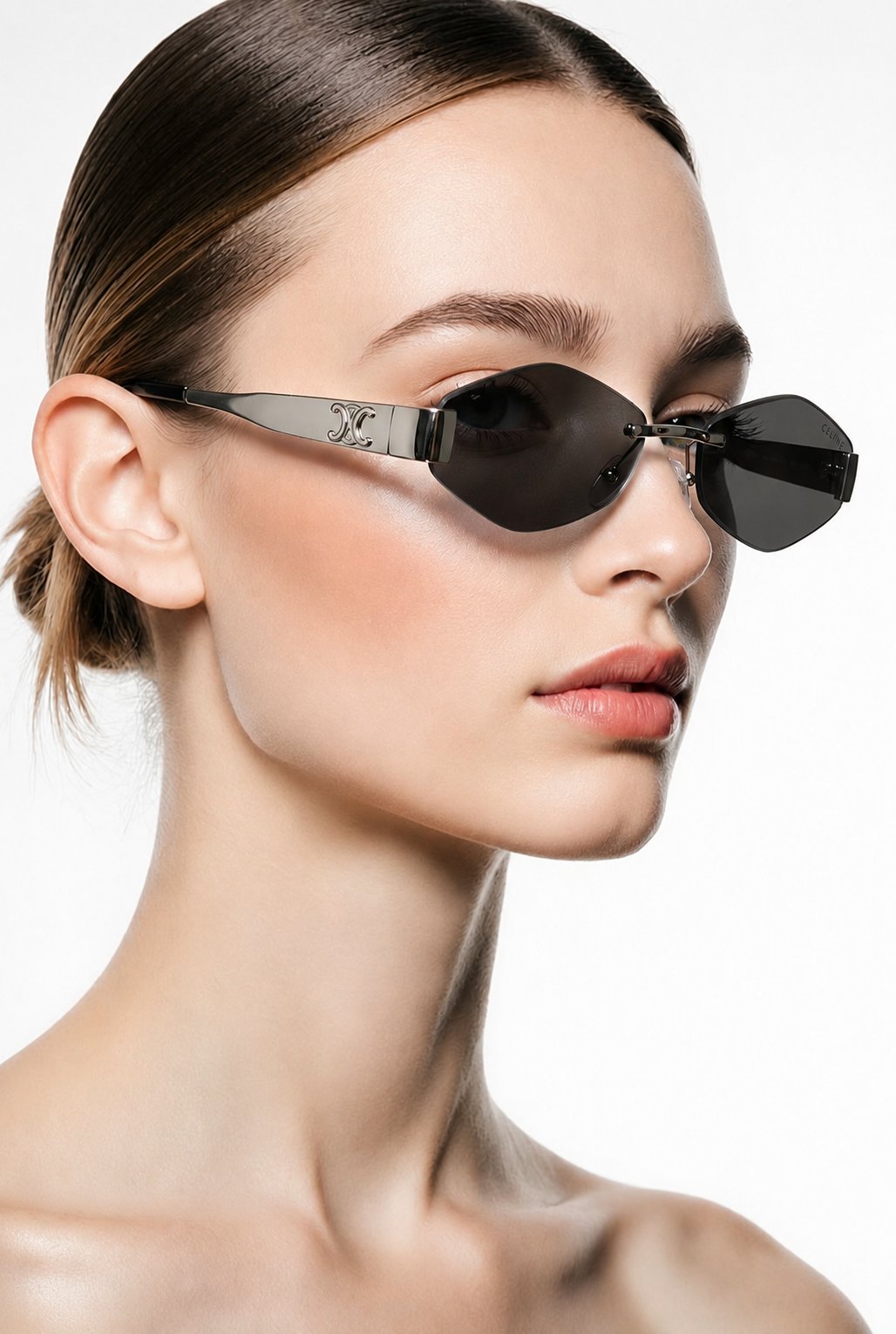 NADIA Silver Rimless  Güneş Gözlüğü