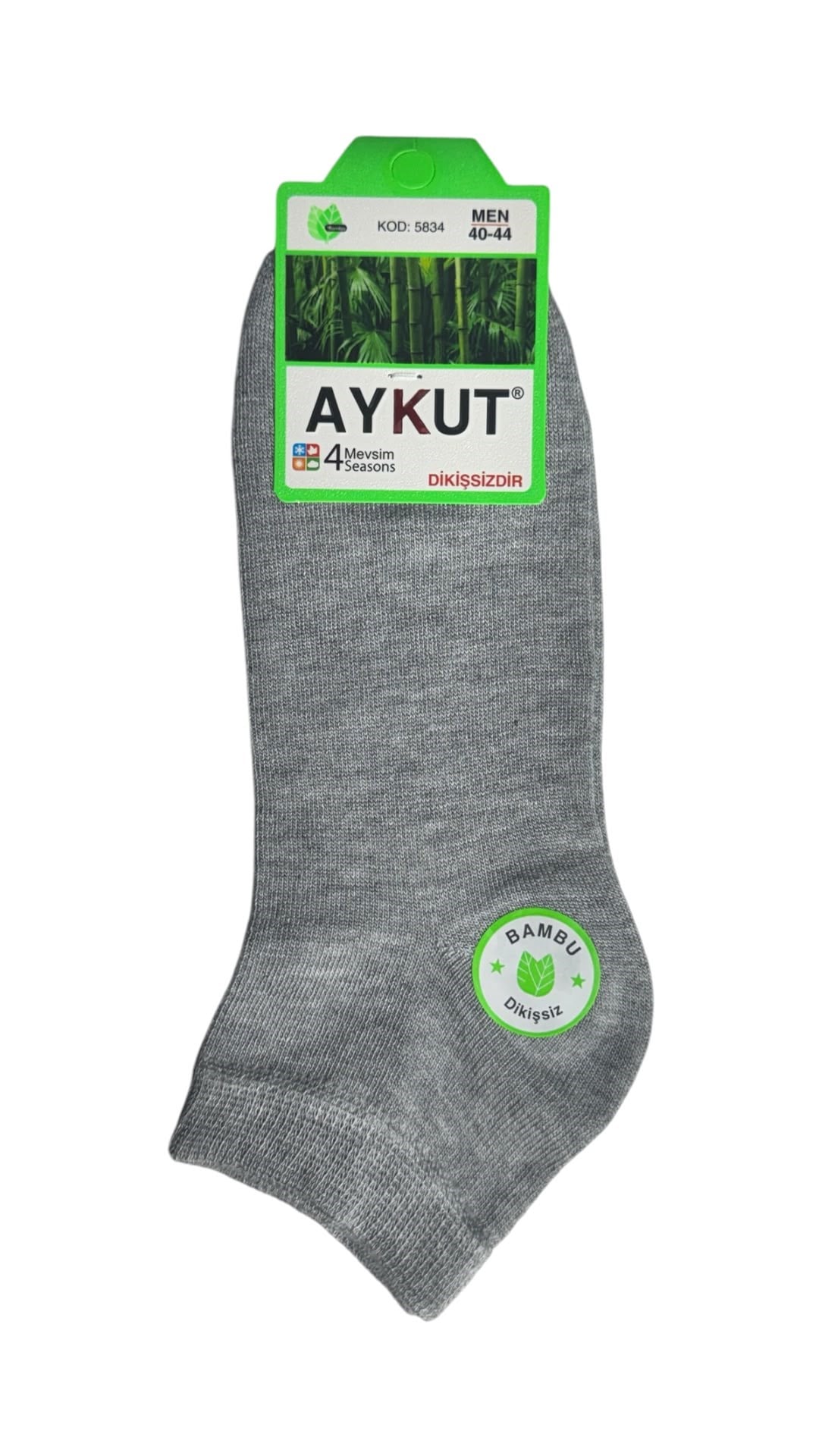 Bambu Erkek Patik GRİ