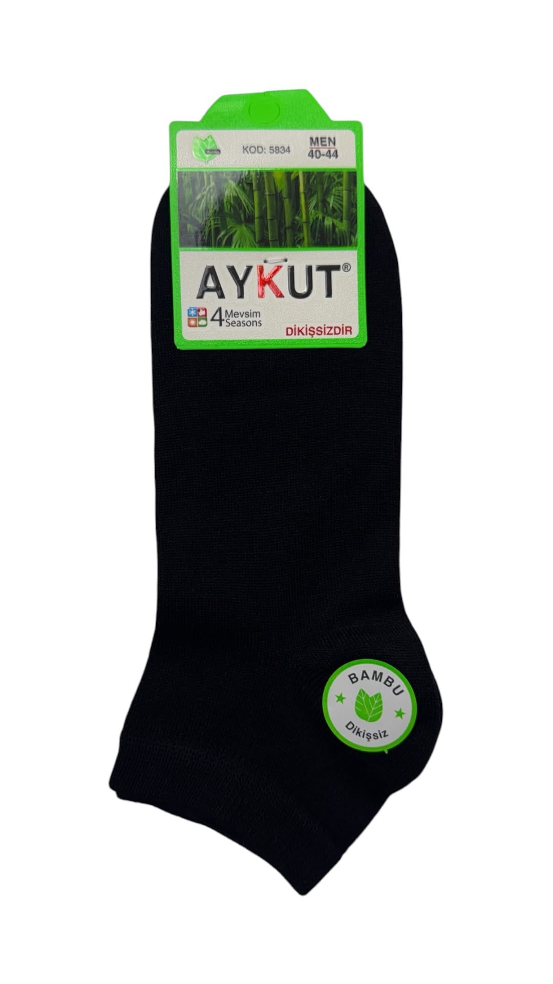 Bambu Erkek Patik SİYAH