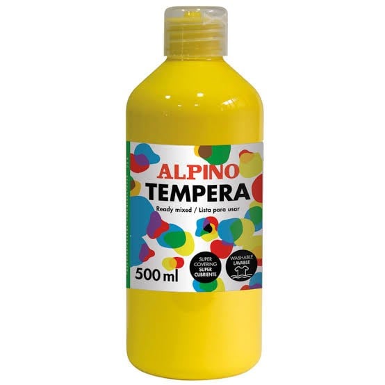 Alpıno Dm-030171 Tempera Suluboya 500Ml Sarı  1/12