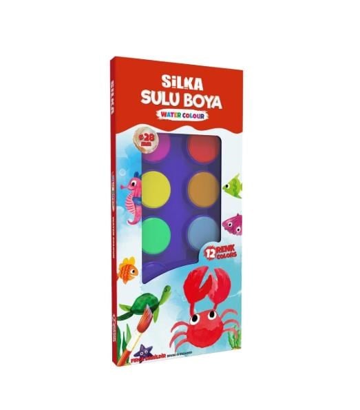 Art.411 28 Mm 12 Renk Silka Sulu Boya