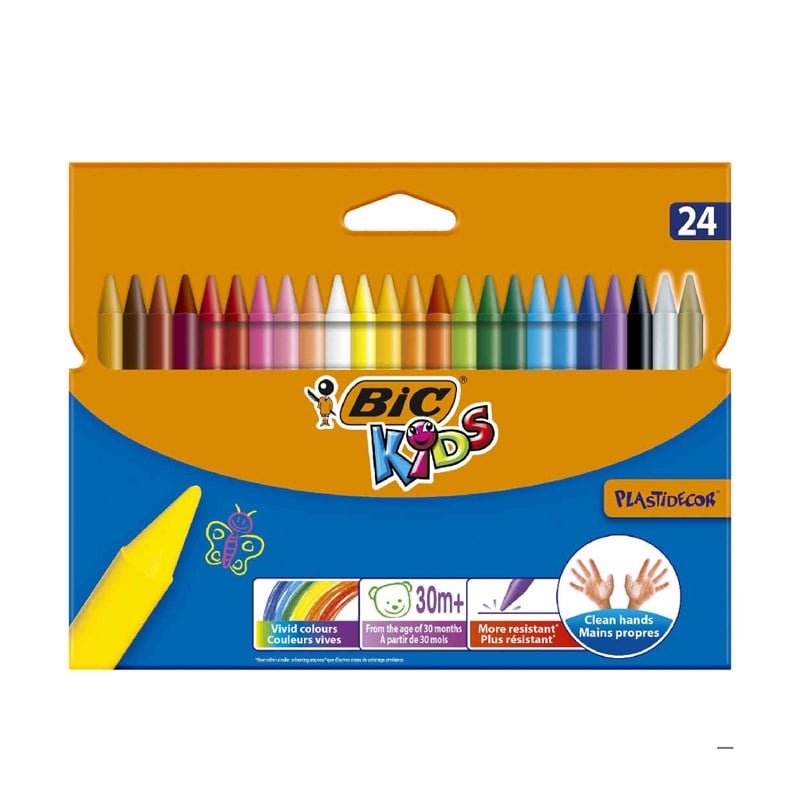 Bıc Silinebilir Pastel Boya 24 Renk