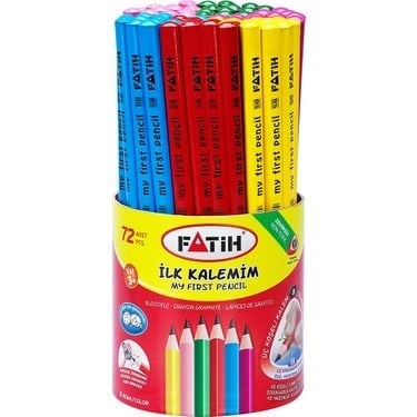 Fatih Jumbo Üçgen Başlangıç Kalemi Renkli Adet