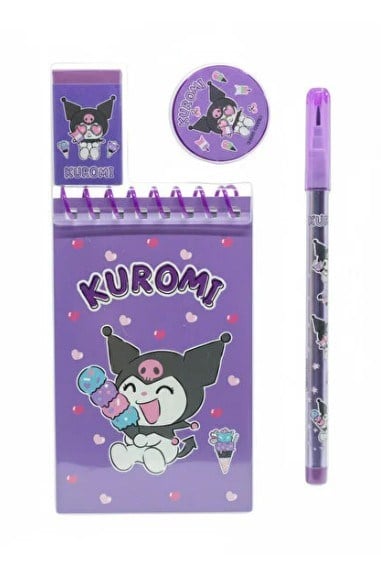 Kuromi&mymelody&Cinnamorol Kırtasiye Seti 4 Lü