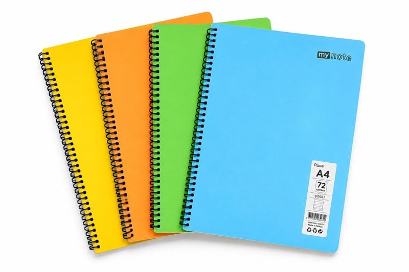 Mynote Flex Pastel Defter A4 72 Yp Kareli