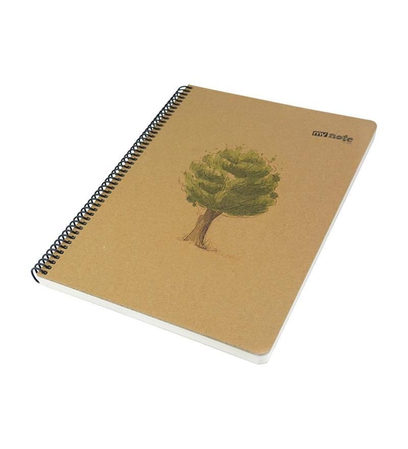 Mynote Kraft Defter A4 120 Yp Kareli