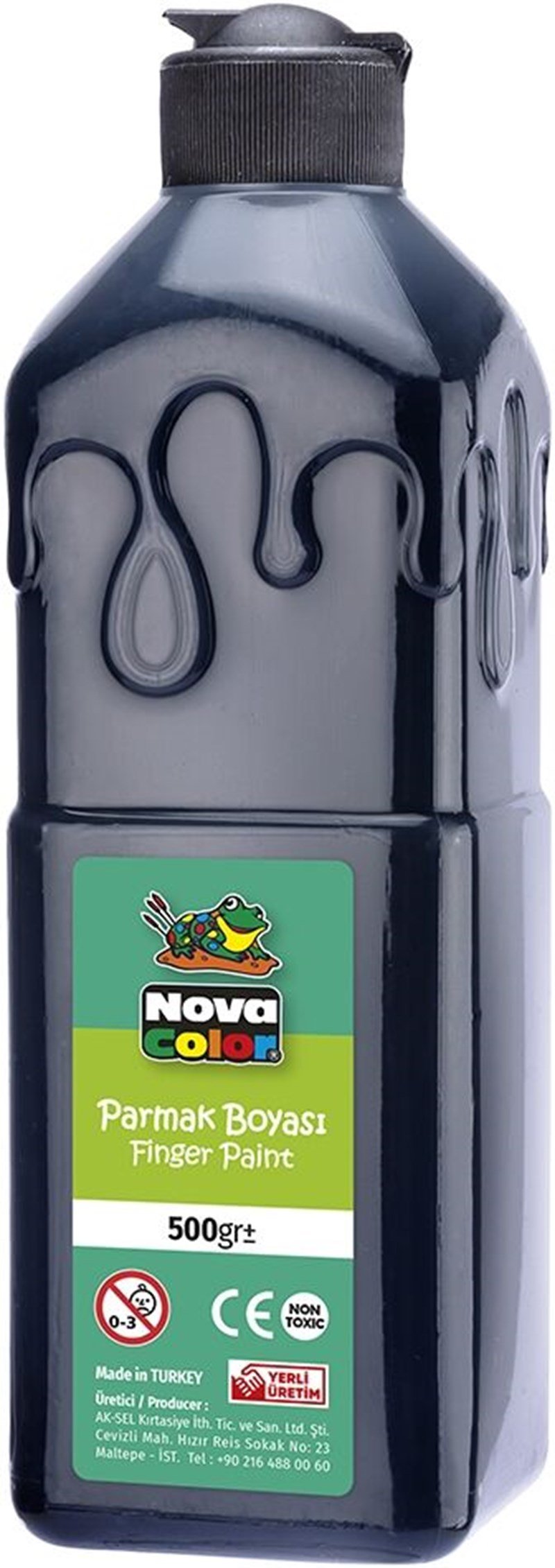N.Color Parmak Boyasi 500 Gr Siyah