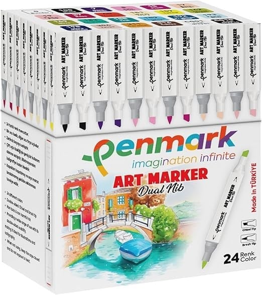 Penmark Marker'S Art Brush Kalem 24 Lü Set