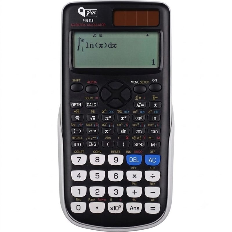 PİN Hesap Makinesi Fonksiyonlu 552 - 113Siyah