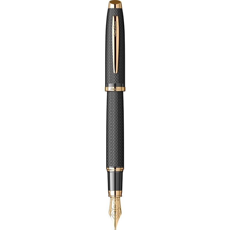 Scrikss 390 Dolmakalem Mat Siyah Altın M Uç