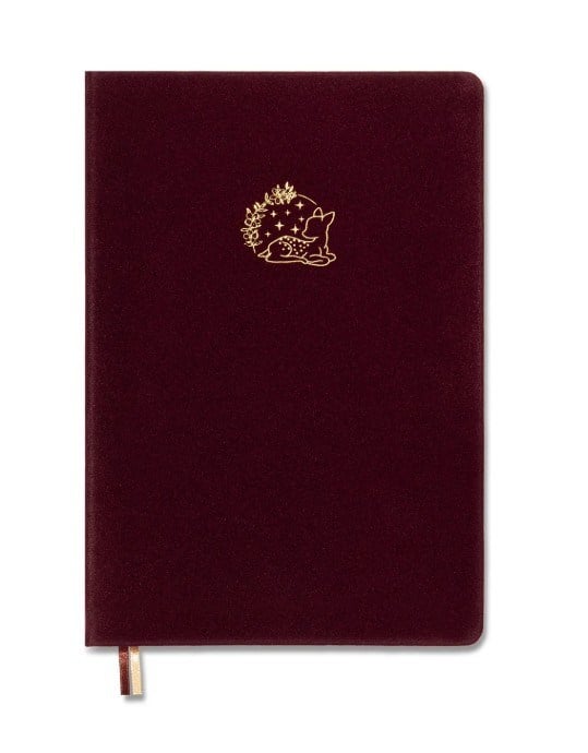 Victoria's Journals Bujo Kraft Defter Süet , 96 Yaprak, 150 Gr. Kraft Kağıt ,Noktalı.Bordo