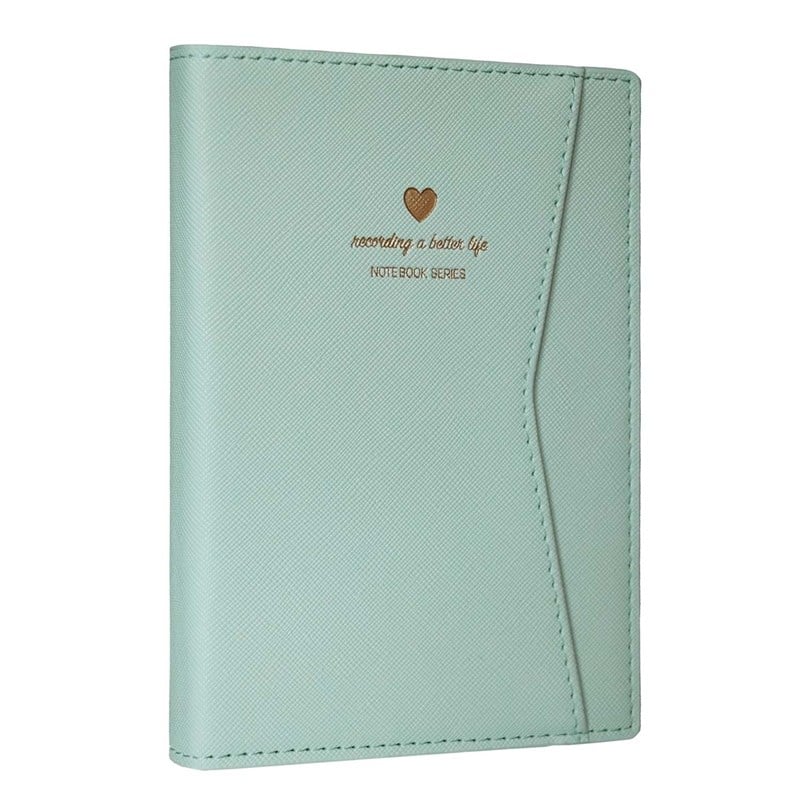Victorias Journals Geçmeli Ve Cepli Defter A5 Ivory 80 Gr. 128 Yp.Pastel Yeşil