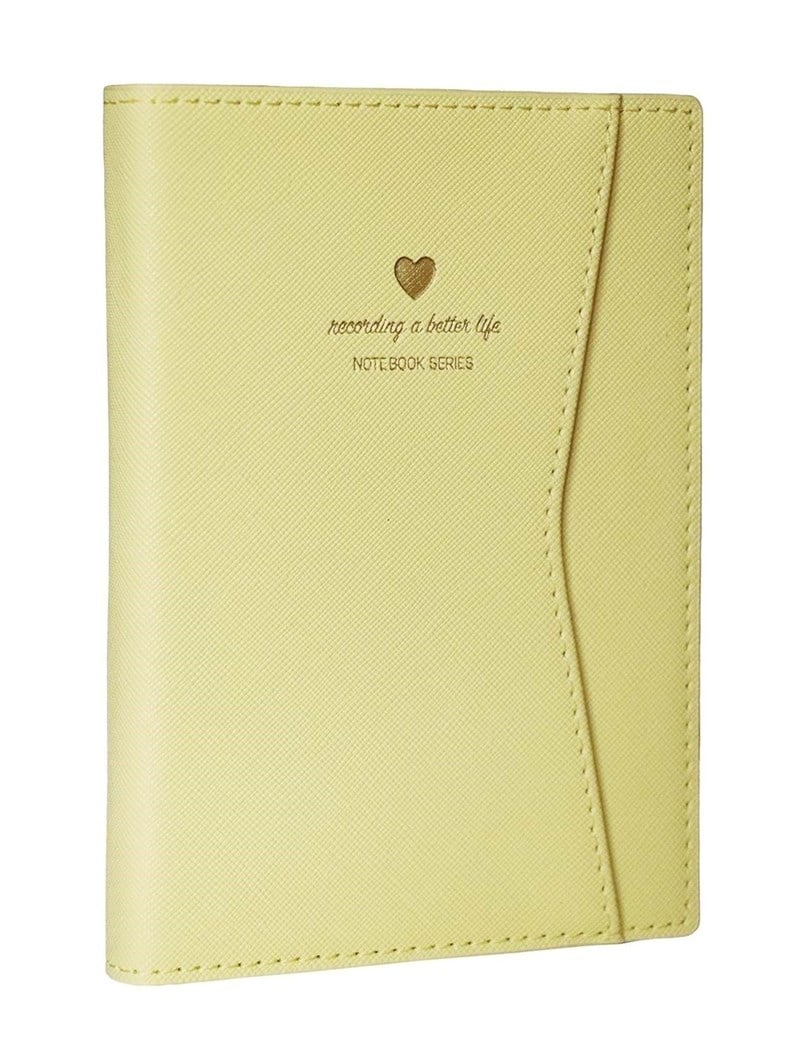 Victoria's Journals Geçmeli Ve Cepli Defter A5 Ivory 80 Gr. 128 Yp. Sarı