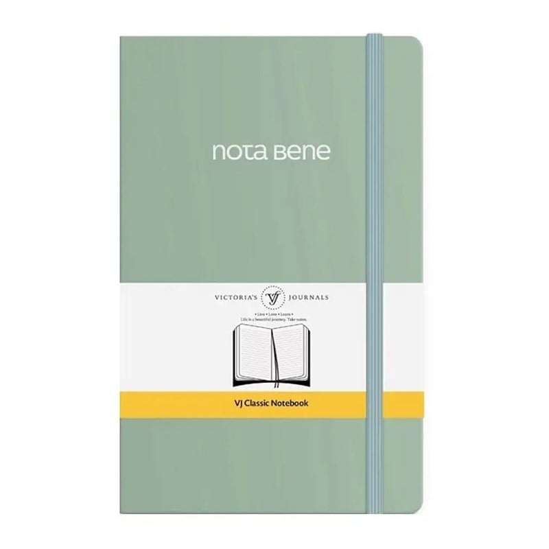 Vj Classic Esnek Kapak Defter 13X21 70Gr 400Sf Çizgili Turkuaz