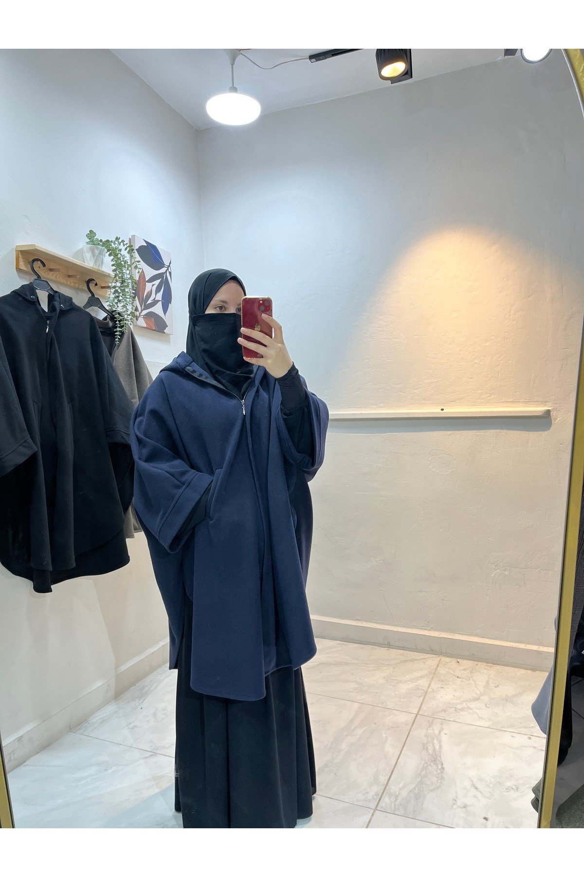 KAPİŞONLU  KAŞE PANÇO