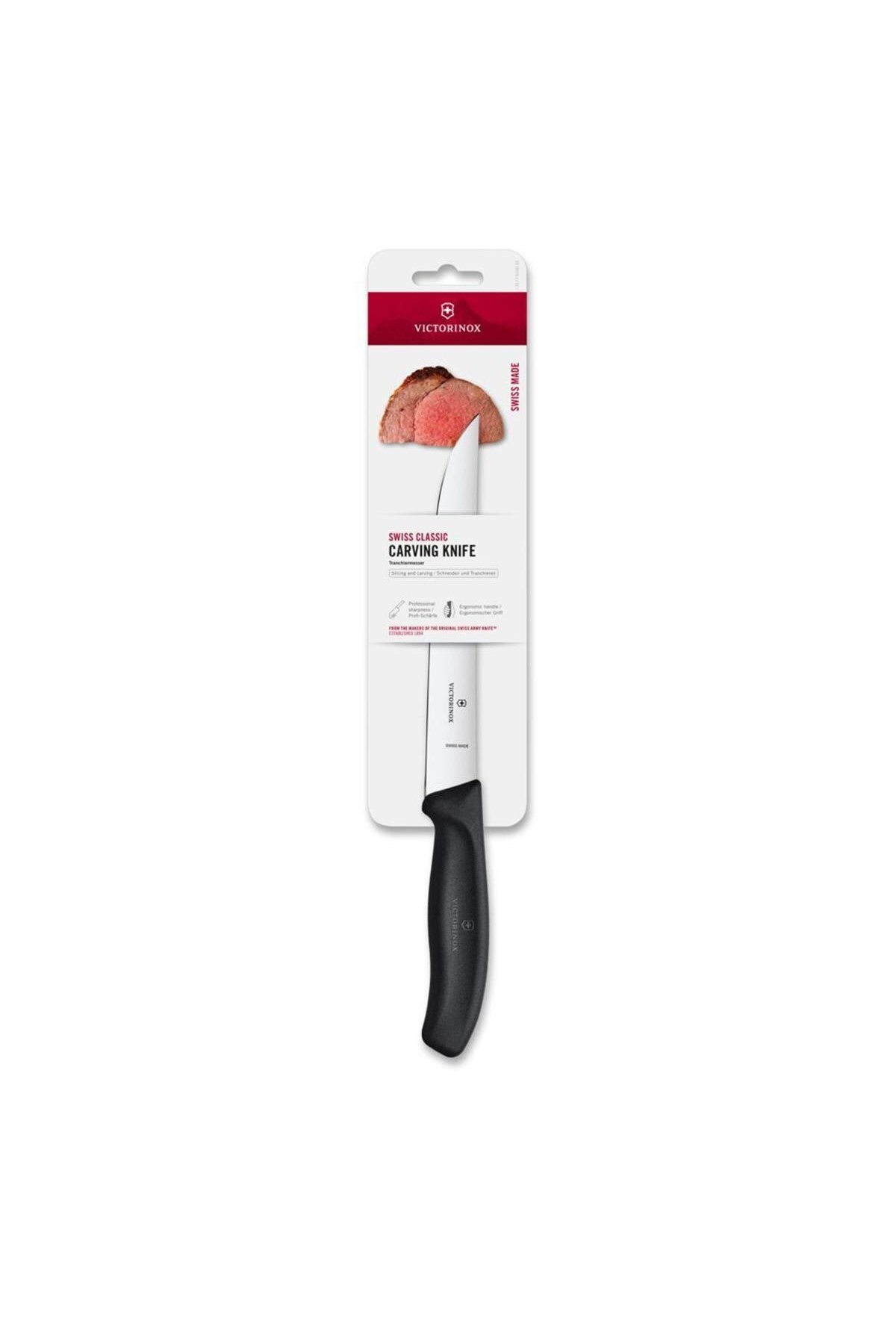 ​​​​​​​​​​​​​​​​​​​​​​​​​​​​​​​​Victorinox 6.8103.18B 18cm Siyah Doğrama Bıçağı, Blisterli Paket