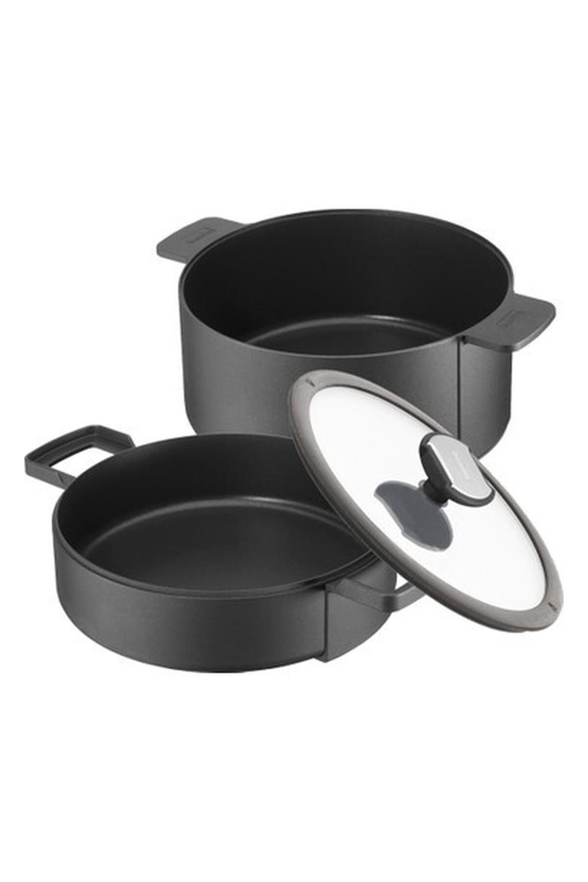 035100 B.double Professionel 24 cm Tencere Seti