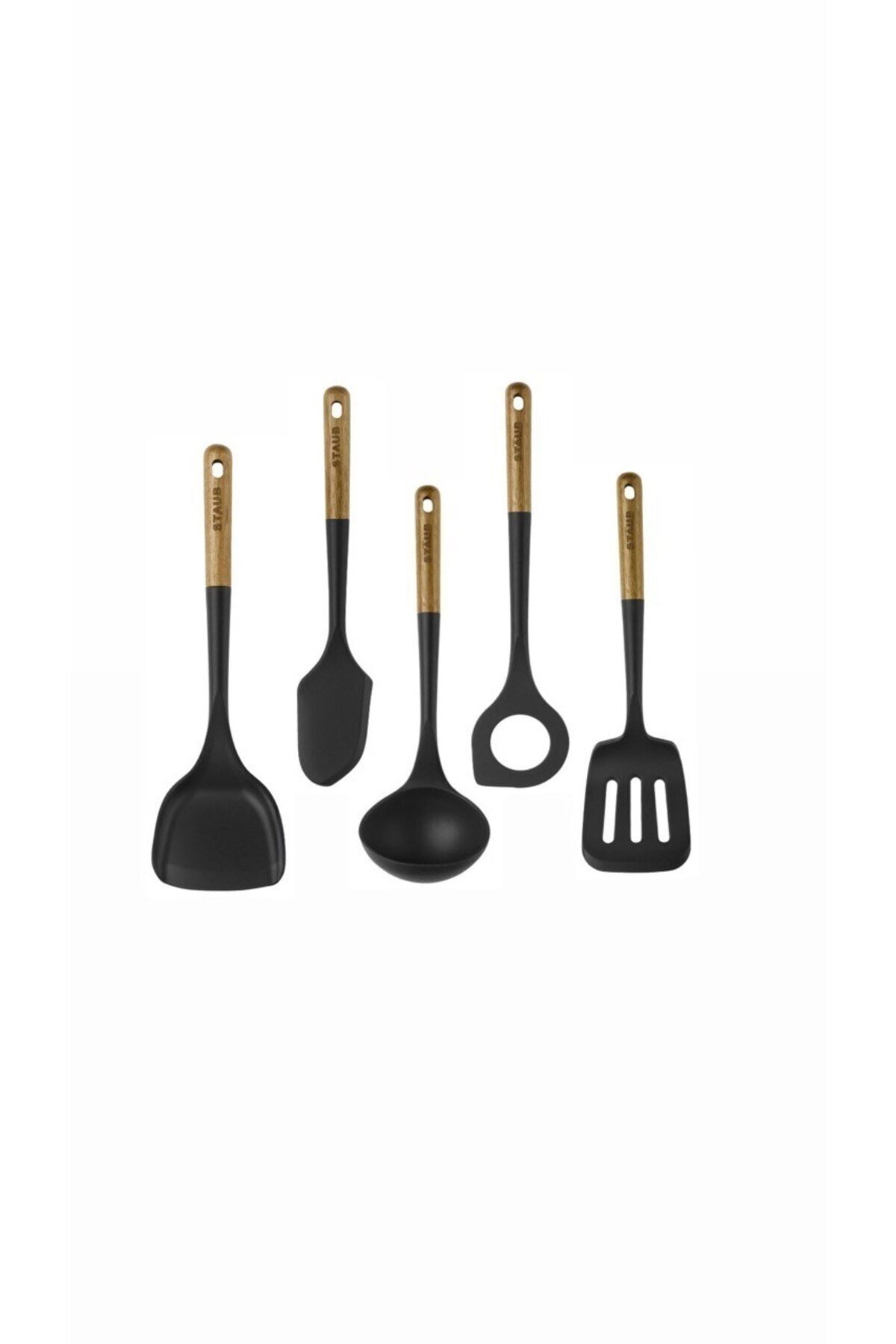 5 Parça Silikon Spatula Kepçe Servis Takımı