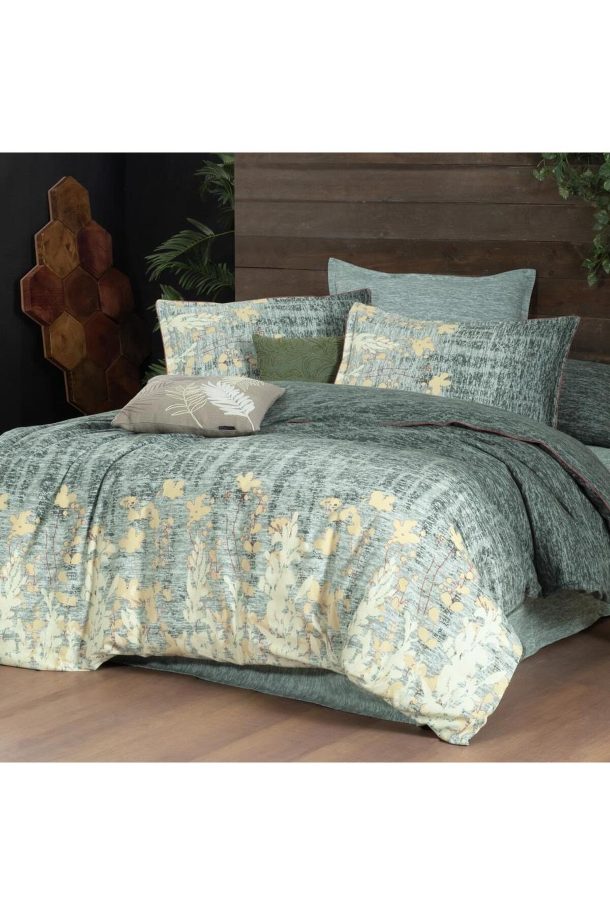Birdie Çift Kişilik %100 Pamuk Flanel (Pazen) Nevresim Takımı