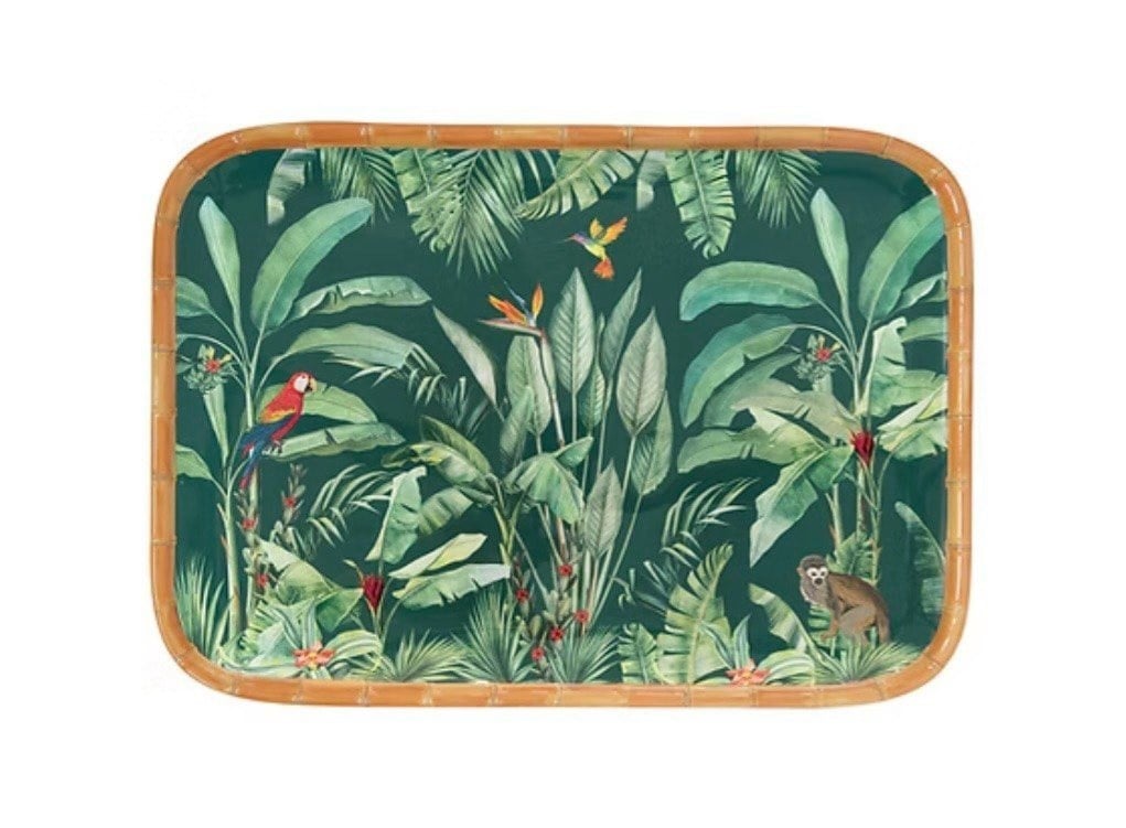 Easy Life Collection's Zanzibar Melamin Dikdörtgen Tepsi 45x32 cm